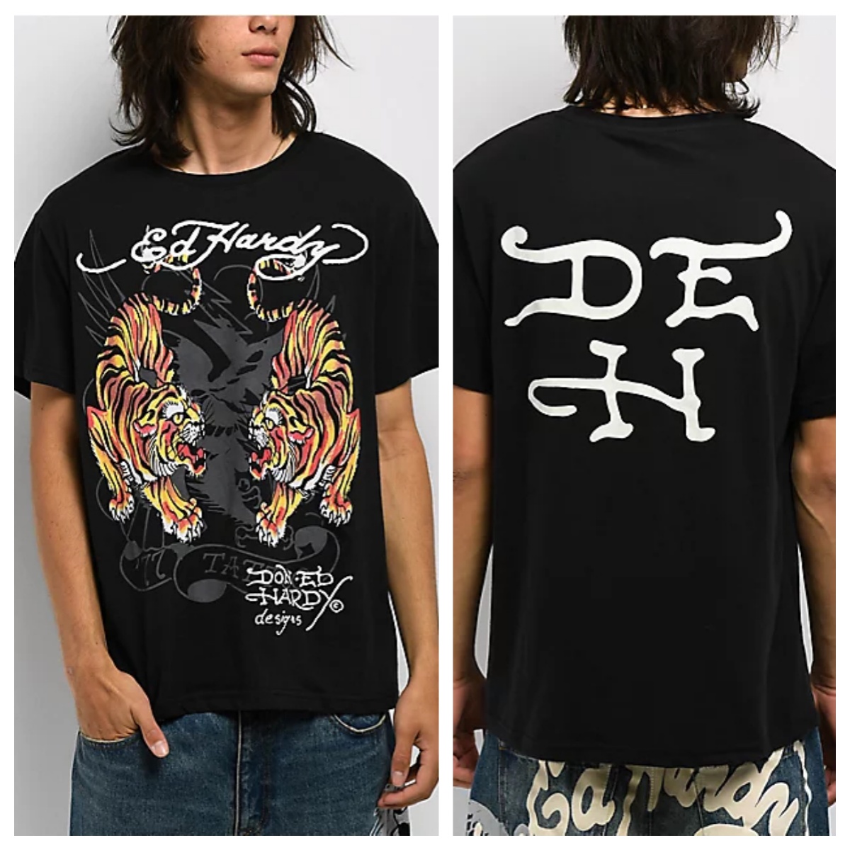Streetwear Brand Tees - Футболка с принтом Tigers Ed Tattoo