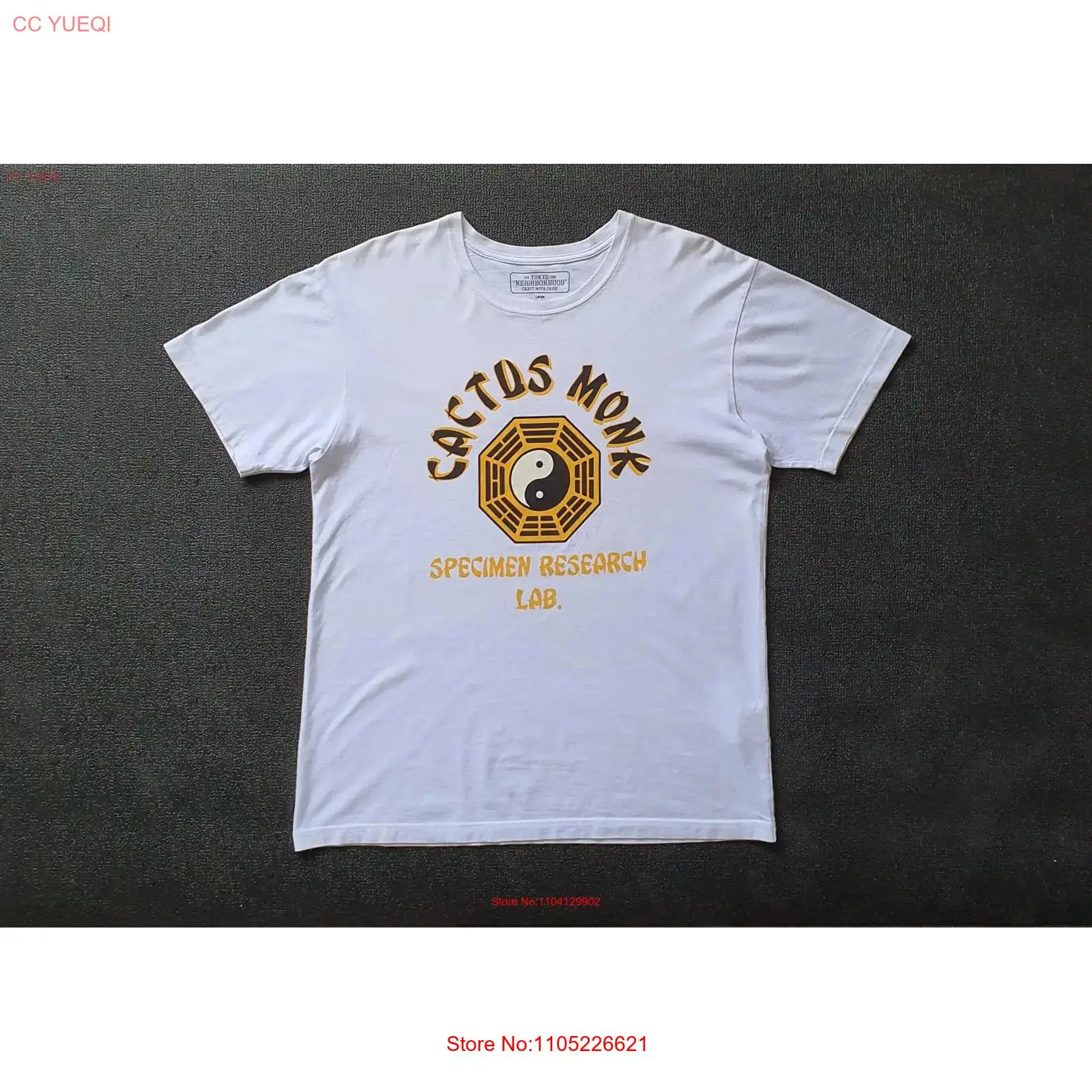 Japanese Brand Streetwear Vintage - Футболка NEIGHBORHOOD NBHD Japan Cactus Monk,