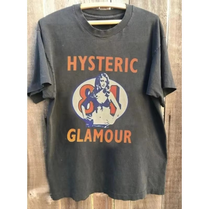 Japanese Brand Streetwear Vintage - Винтажная футболка в стиле японских пин-ап