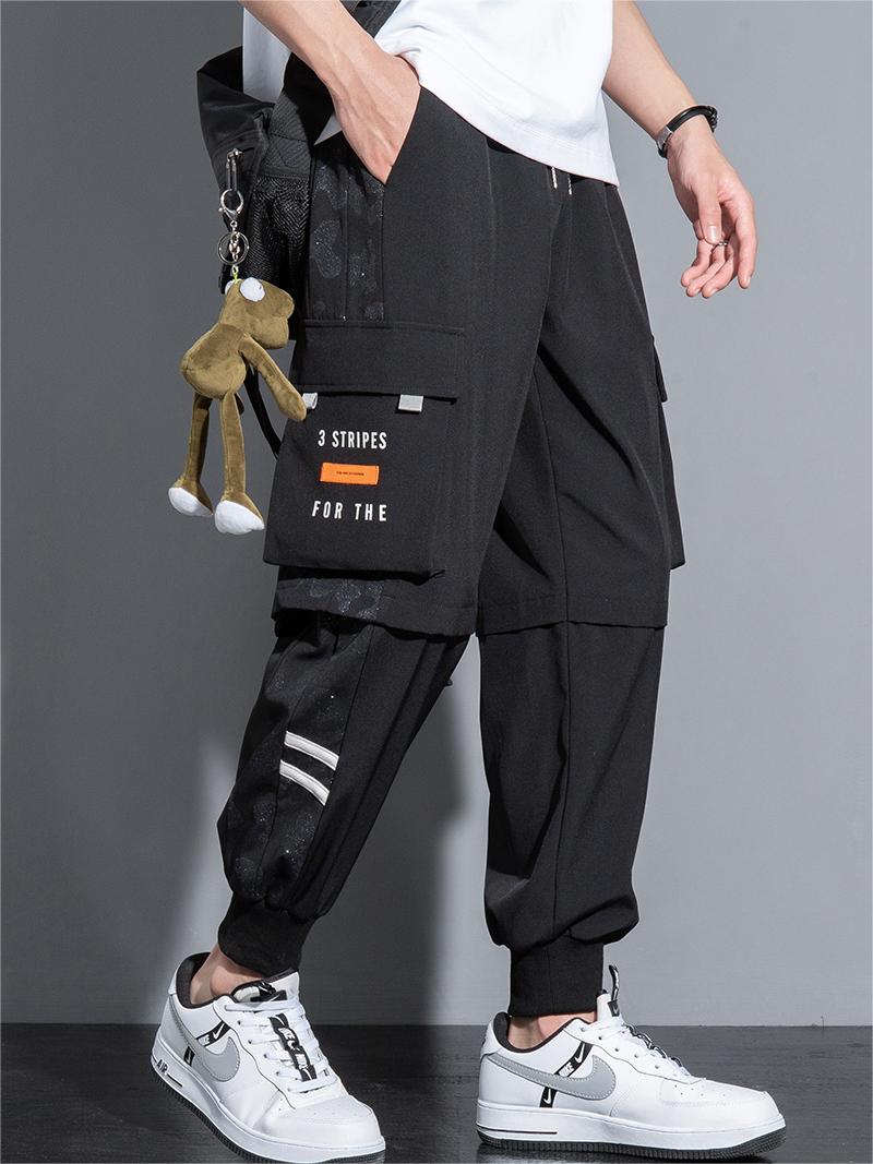 Corteiz Cargo Pant - Быстросохнущие мужские брюки-карго, летние свободные спортивные