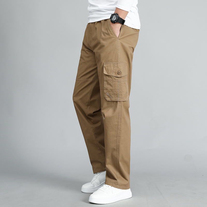 Corteiz Cargo Pant - Брюки-карго мужские, прямые, хлопковые, черные, с