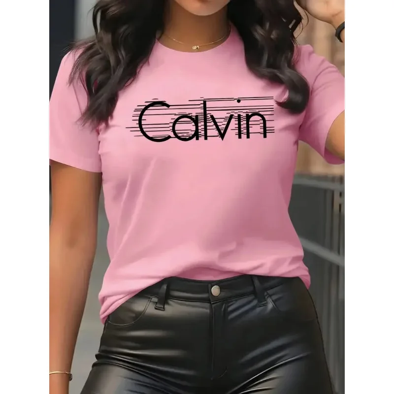 Streetwear Brand Tees - Calvin женская футболка для отдыха, модные