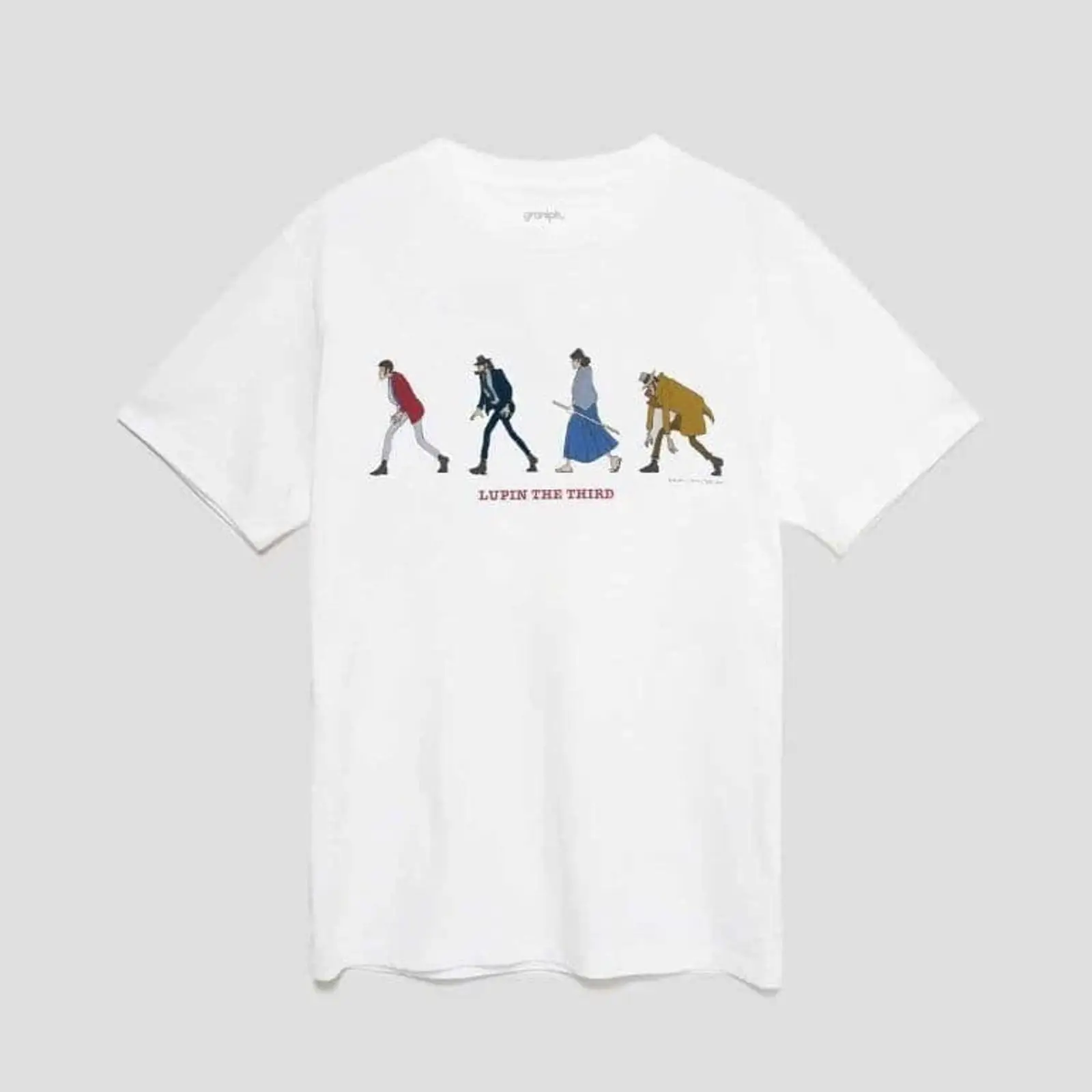 Streetwear Brand Vintage - Футболка Graniph Lupin III, размер L,