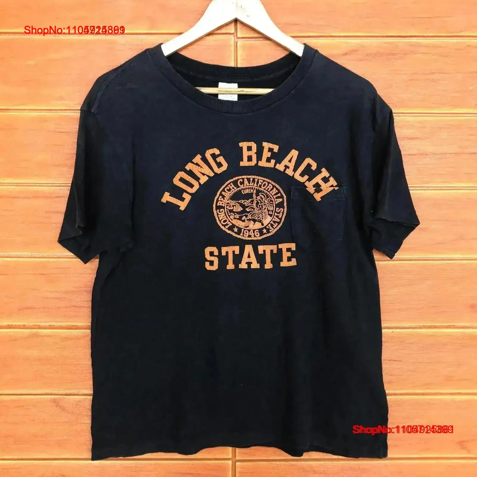 Japanese Brand Streetwear Vintage - Винтажная футболка Long Beach California State