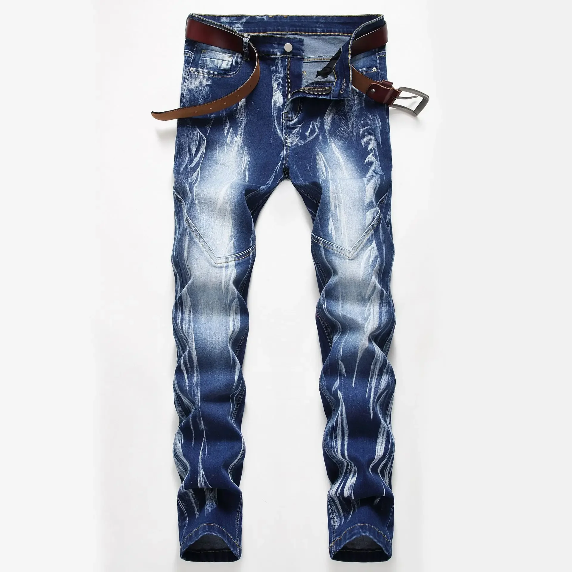 Мужские эластичные узкие джинс – обзор и цена Streetwear Brand Denim