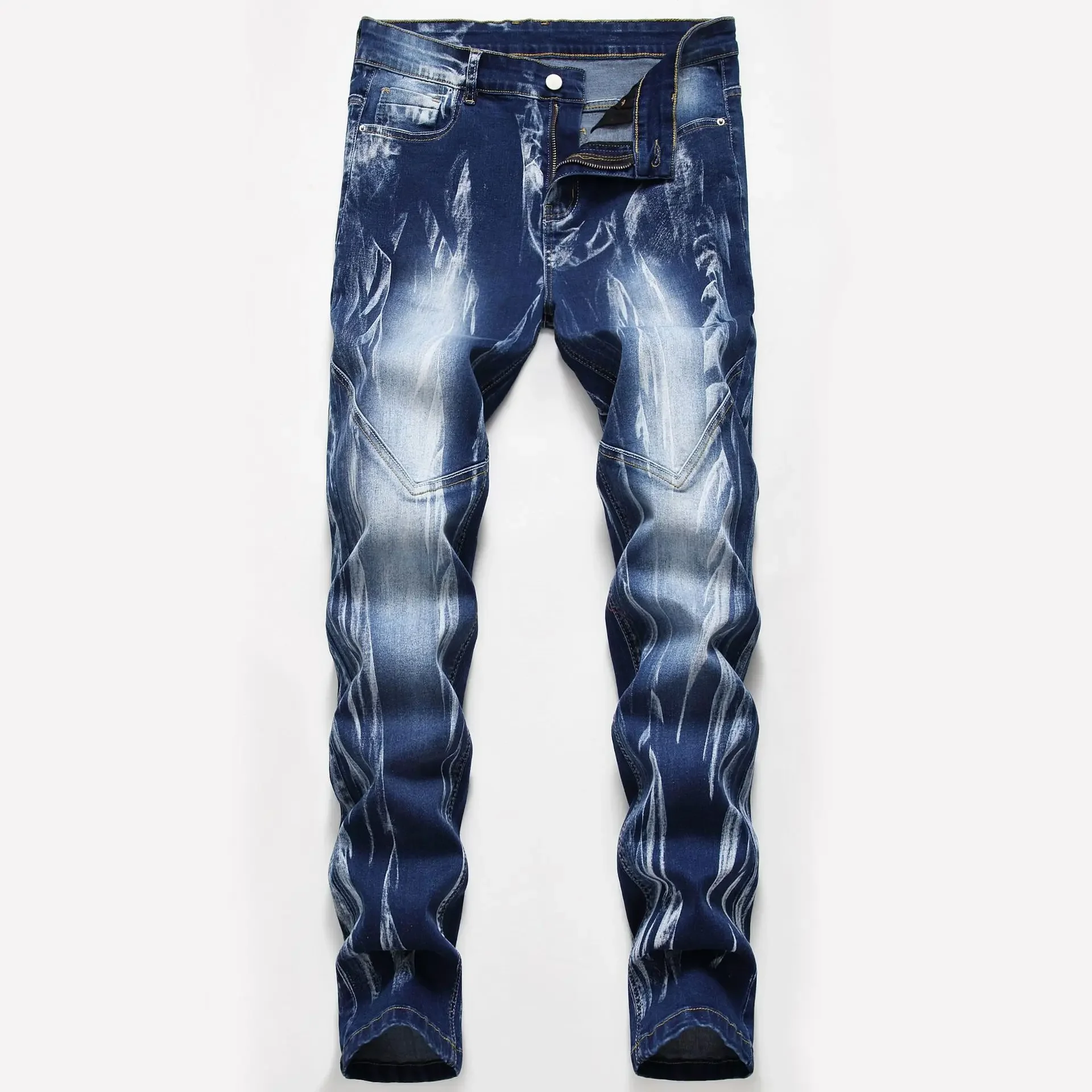 Мужские эластичные узкие джинс – обзор и цена Streetwear Brand Denim
