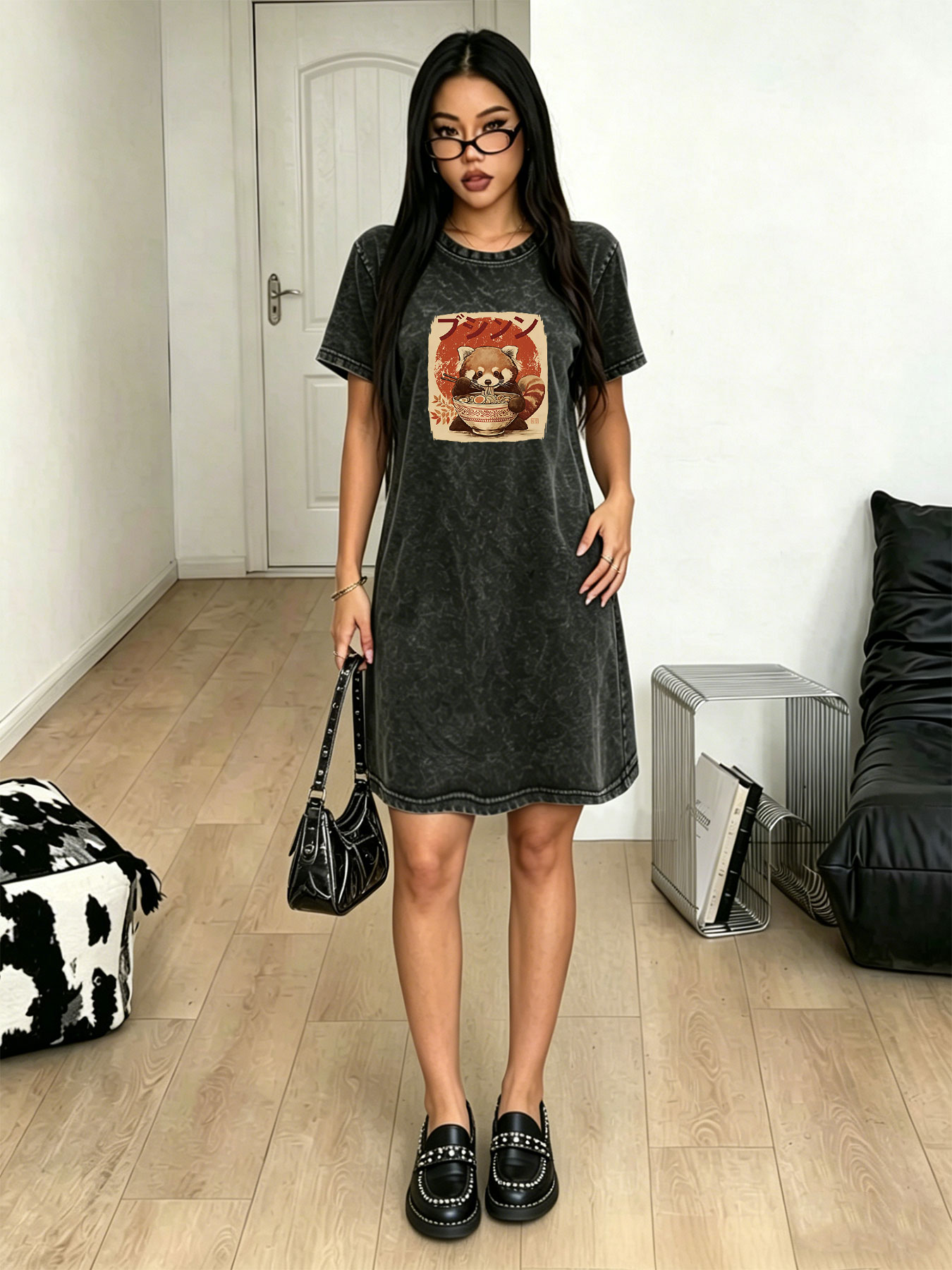 Винтажное платье-футболка для  – обзор и цена Japanese Brand Streetwear Vintage