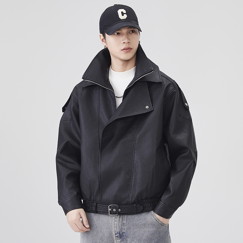 Осенне-зимняя кожаная куртка,  – обзор и цена Streetwear Brand Fashion