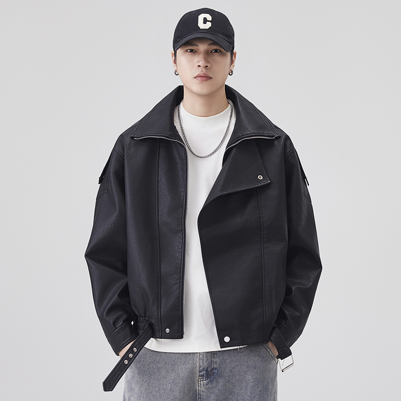 Осенне-зимняя кожаная куртка,  – обзор и цена Streetwear Brand Fashion