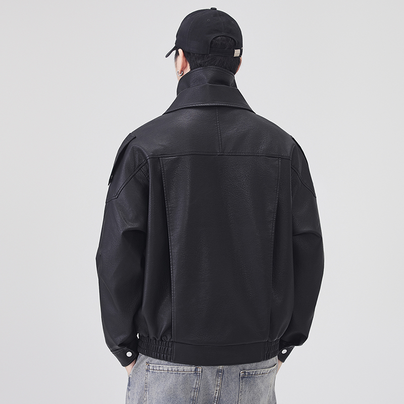 Осенне-зимняя кожаная куртка,  – обзор и цена Streetwear Brand Fashion