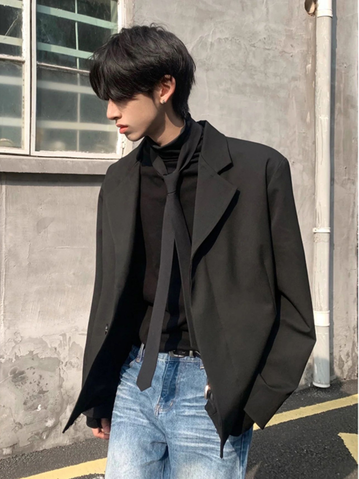Мужской пиджак в повседневном  – обзор и цена Streetwear Brand Jacket
